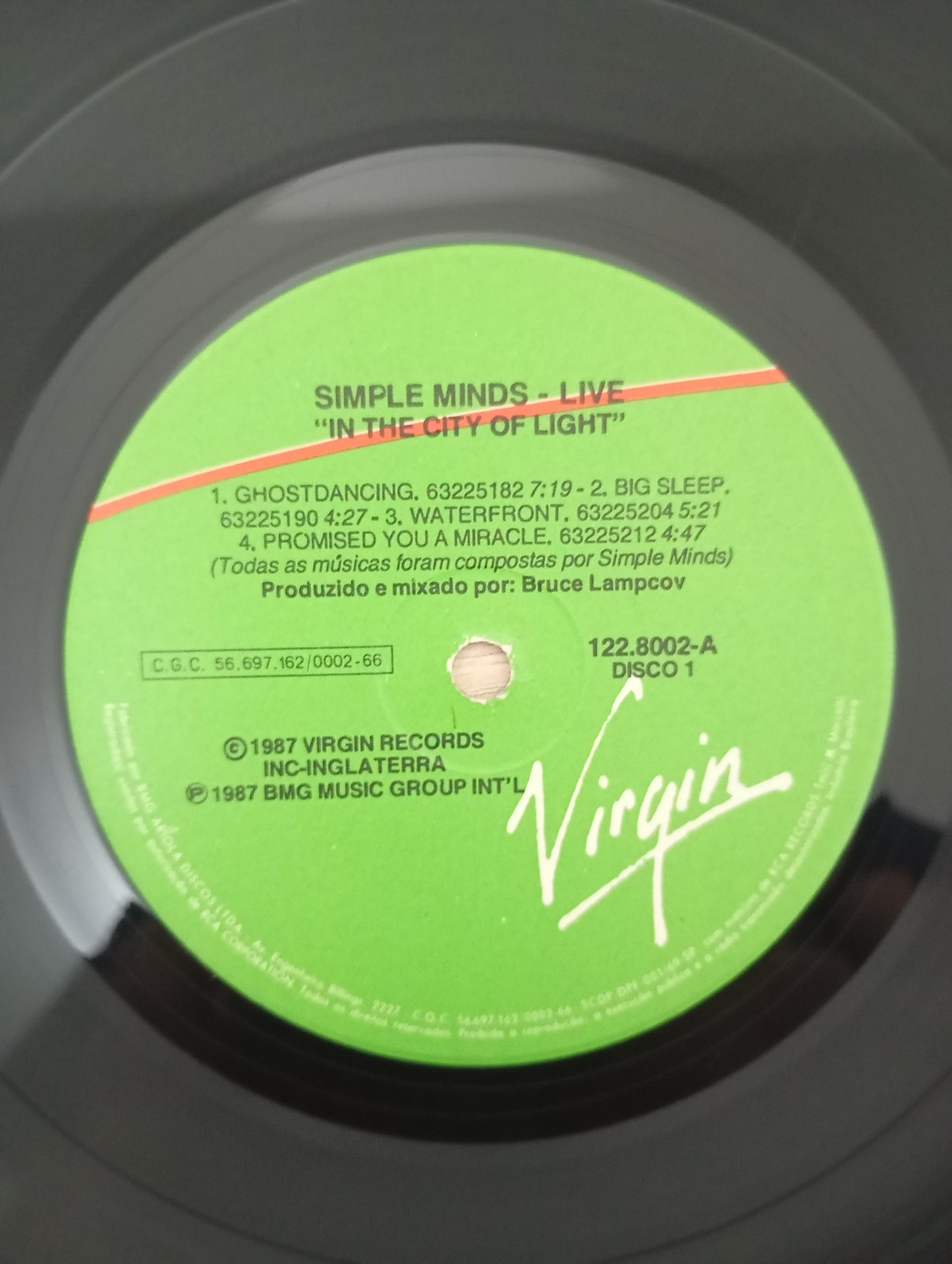 Lp Vinil Simple Minds Live In The City Of Light Duplo