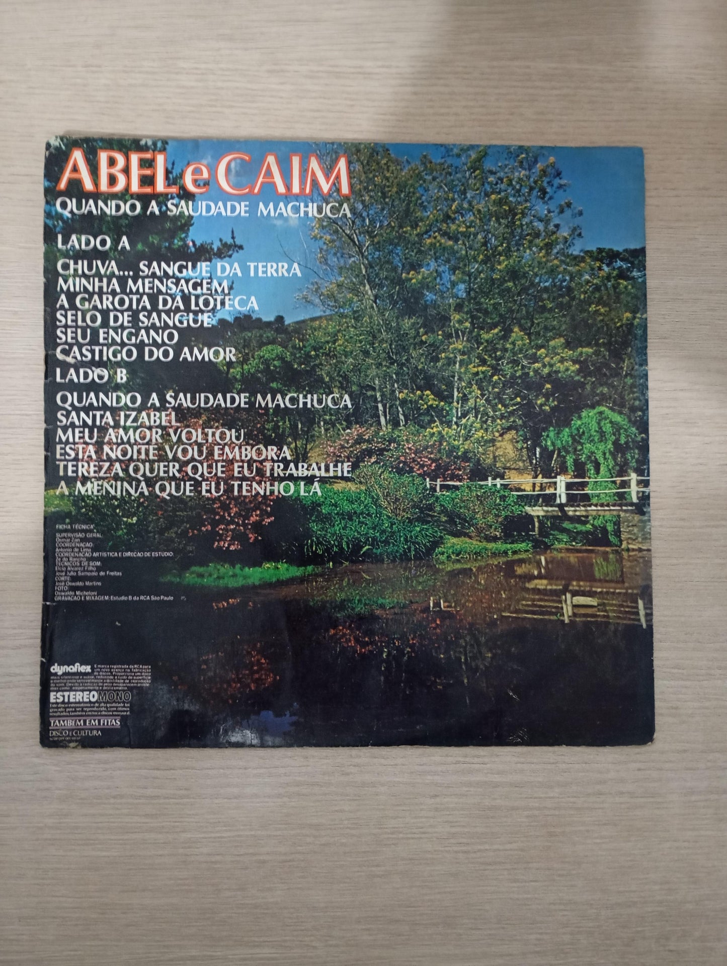 Lp Vinil Abel e Caim Quando a Saudade Machuca