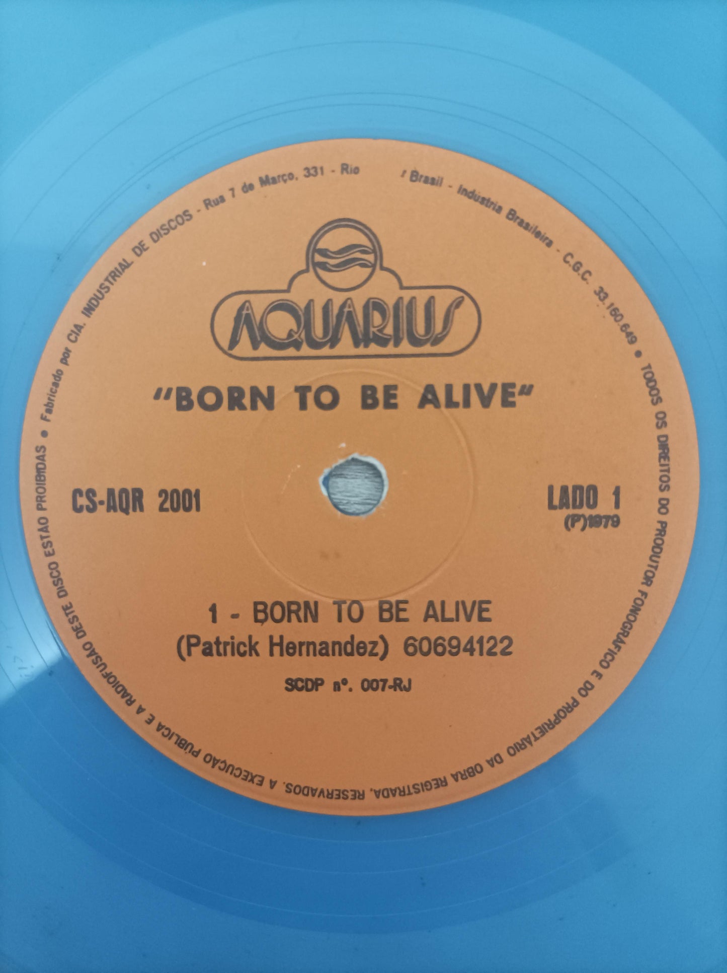 Vinil Compacto Patrick Hernandez Born To Be Alive