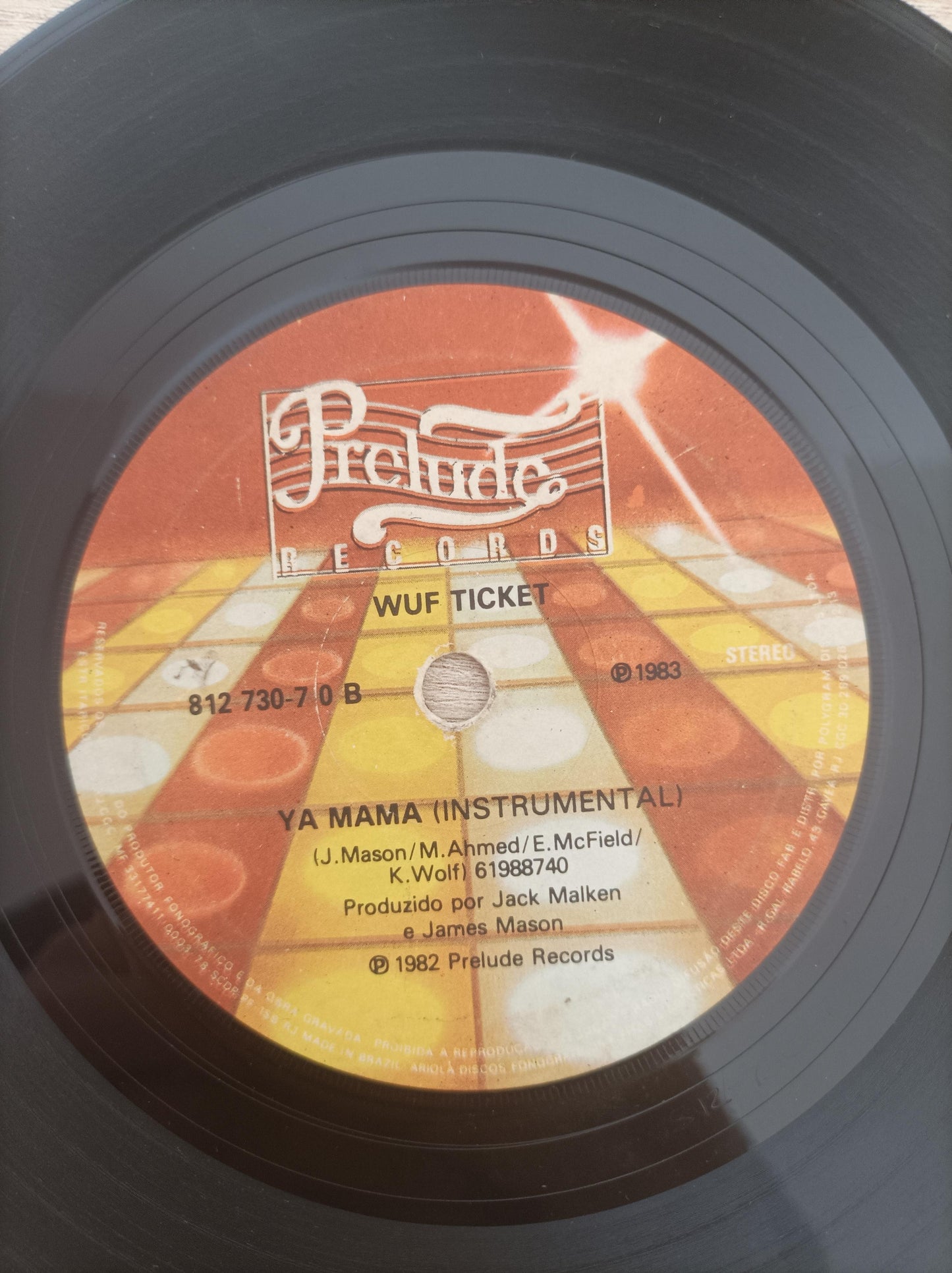 compacto Vinil Ya Mama Wuf Ticket A