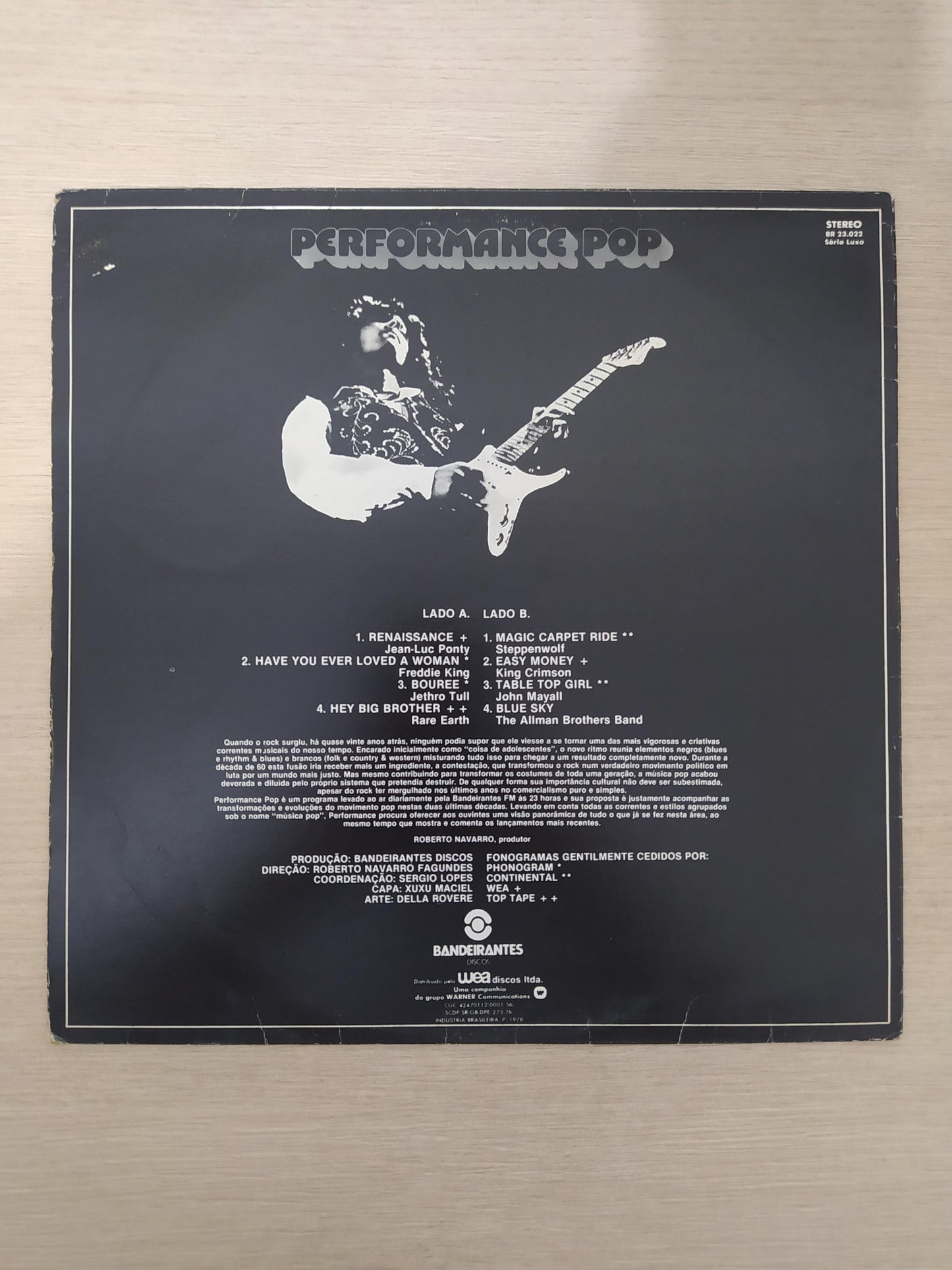 Lp Vinil Performance Pop