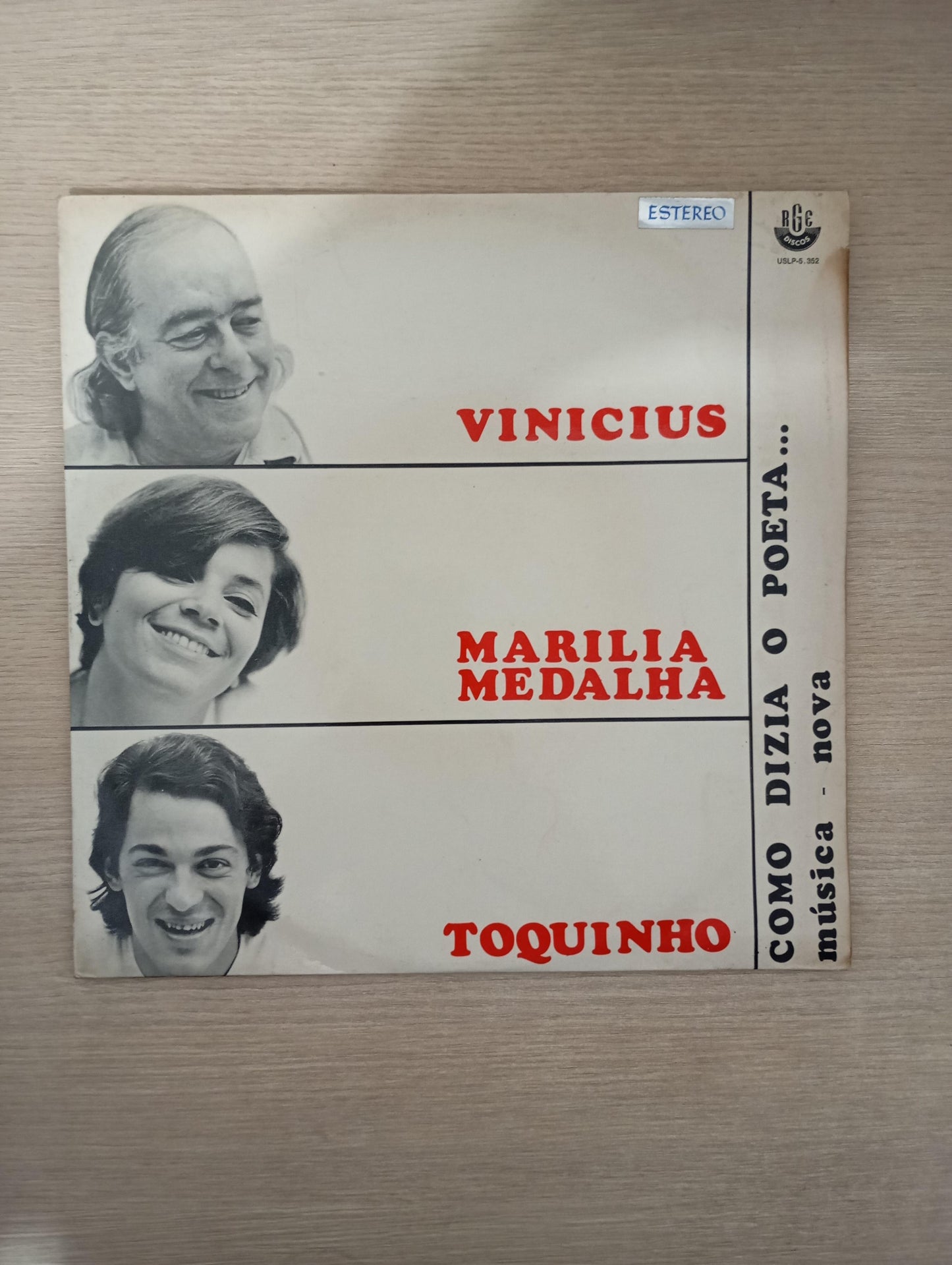 Lp Vinil Vinicius, Marilia, Toquinho Como Dizia O Poeta...