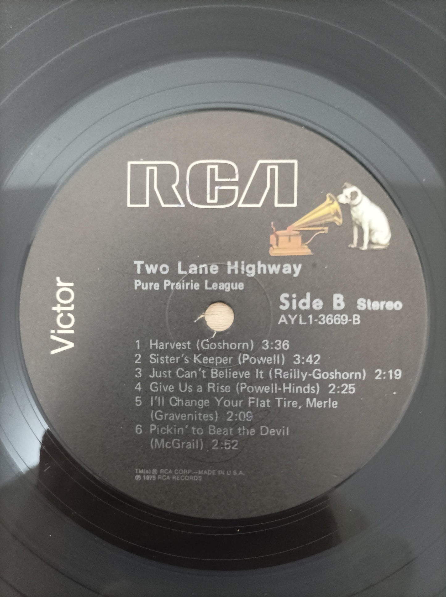 Lp Vinil Pure Prairie League Two Lane Highway Importado