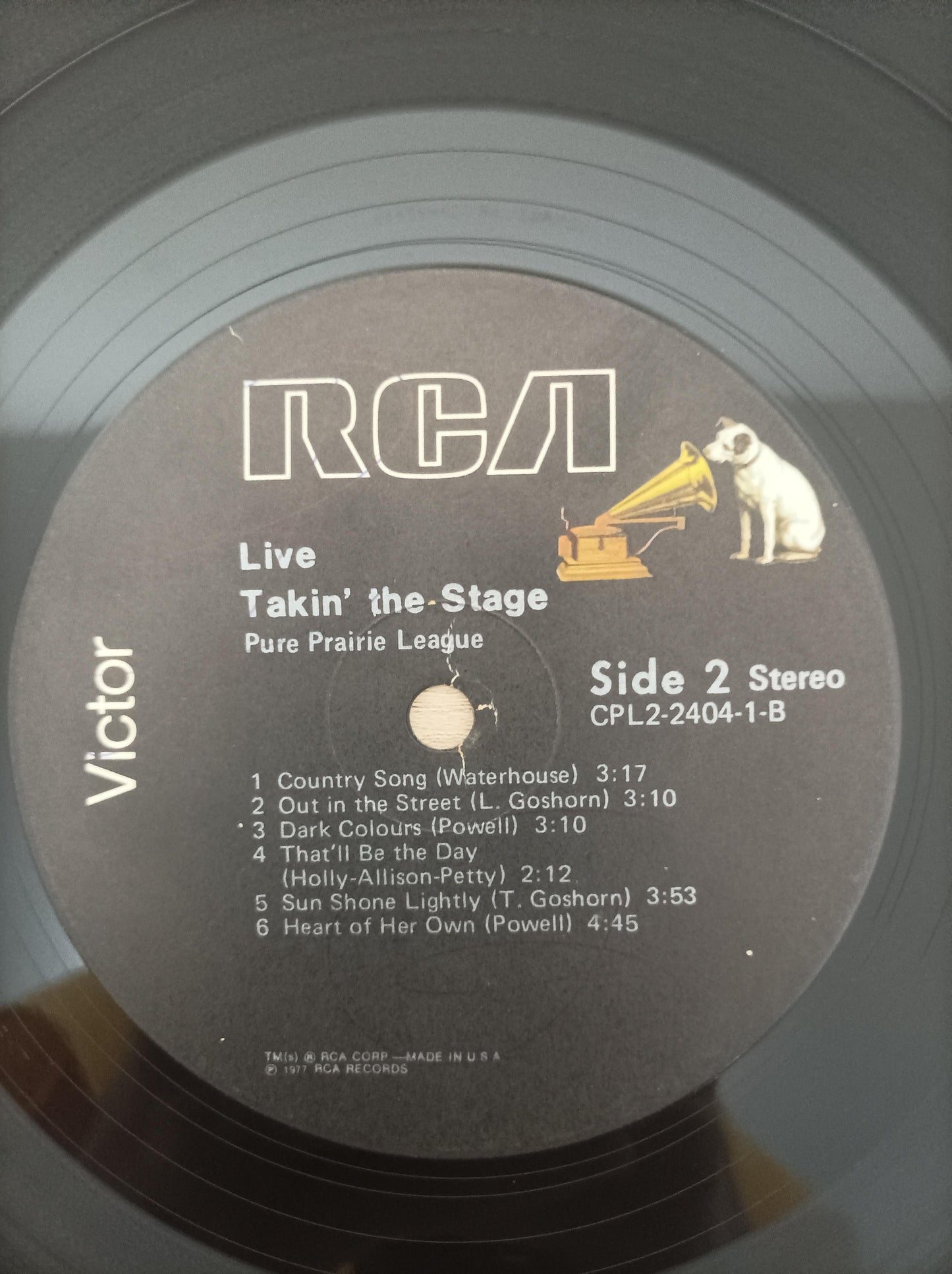 Lp Vinil Pure Prairie League Takin The Stage Duplo Importado