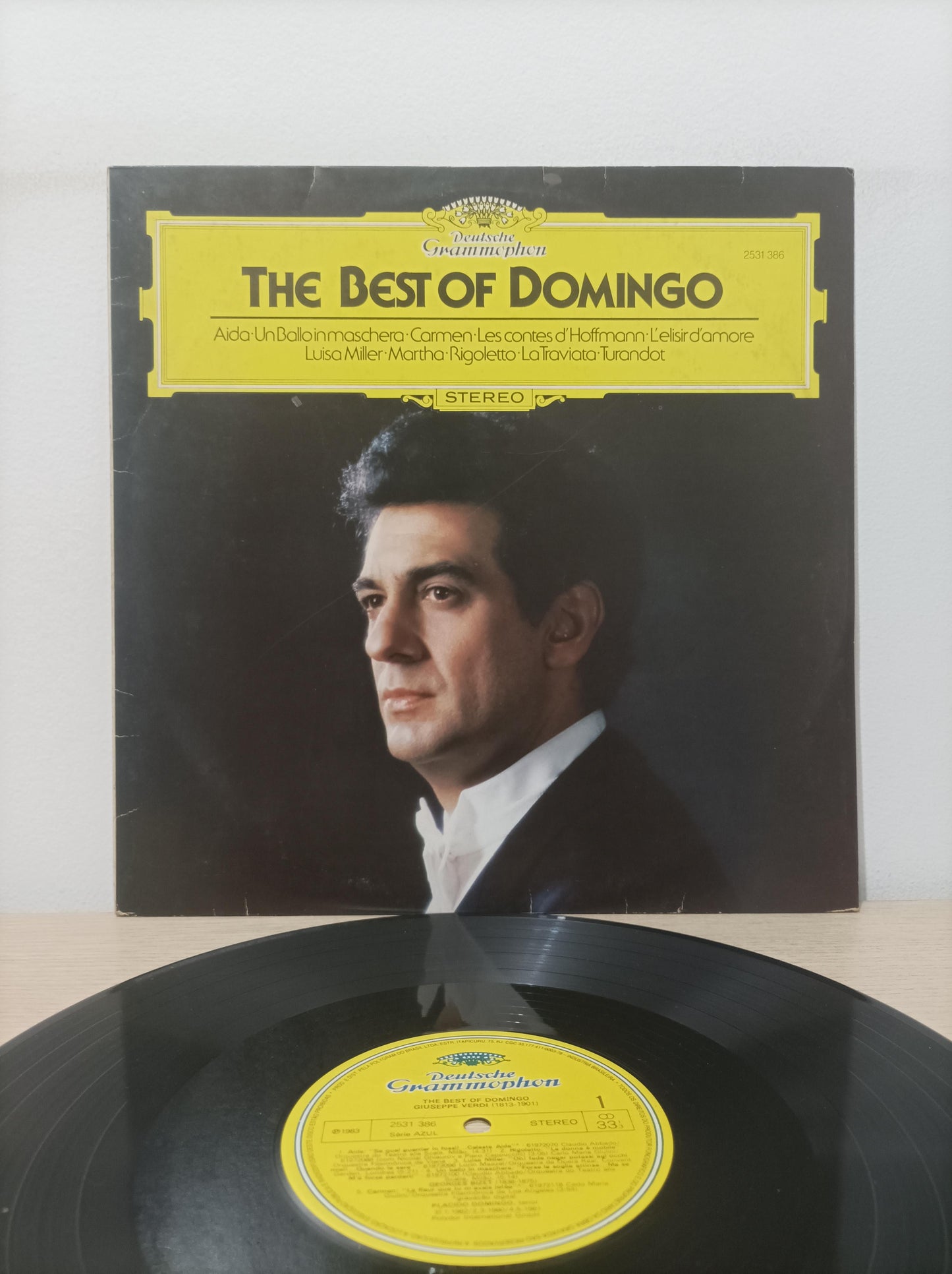 Lp Vinil Placido Domingo The best of Com Encarte