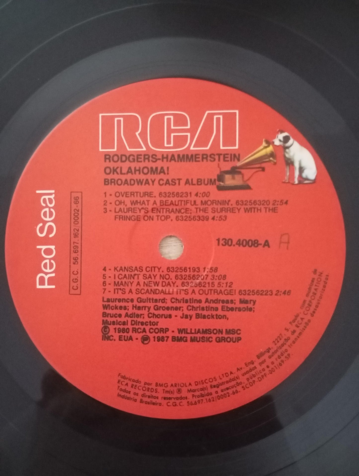 Lp Vinil Rodgers & Hammerstein Oklahoma Broadway Capa Dupla