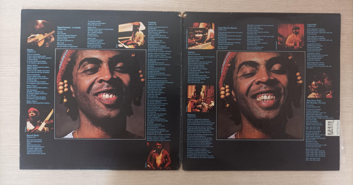 Lp Vinil Gilberto Gil Realce Capa Dupla