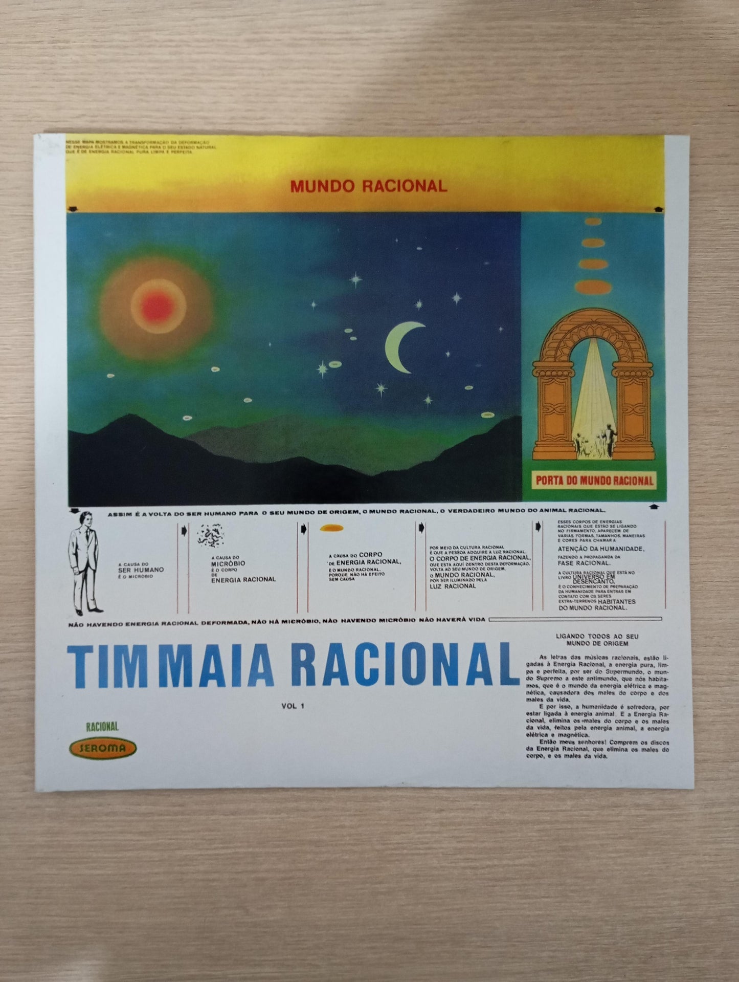 Lp Vinil Tim Maia Racional Vol. 1 Original 1974, Leia