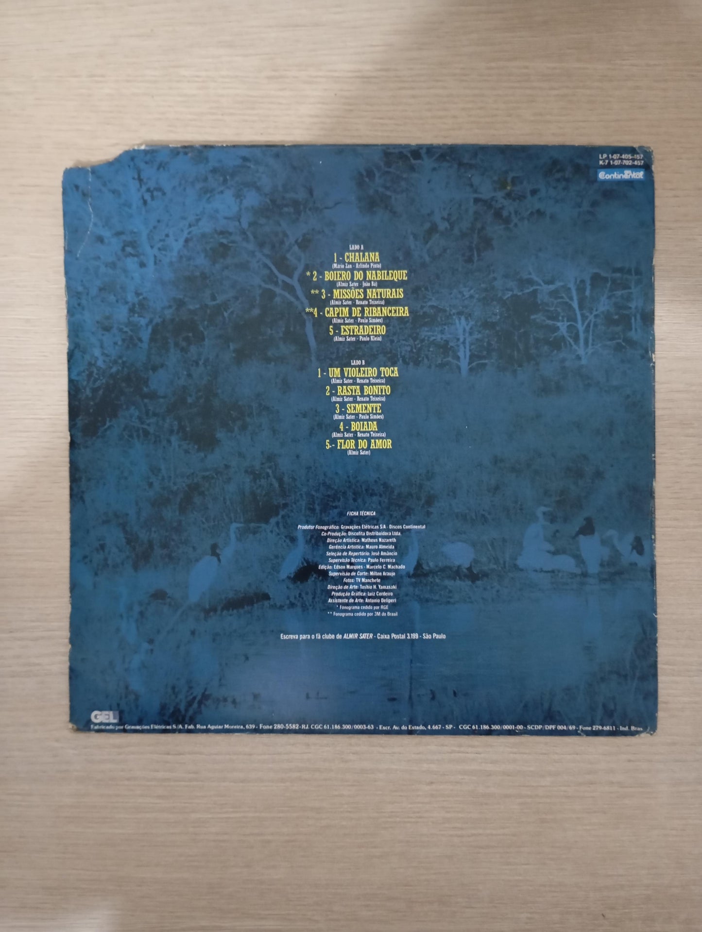 Lp Vinil Almir Sater No Pantanal