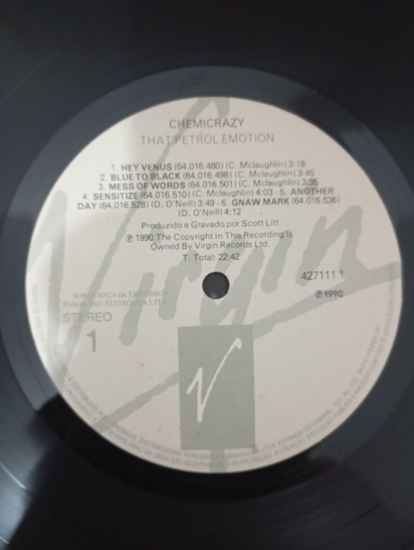 Lp Vinil That Petrol Emotion Chemicrazy Com Encarte