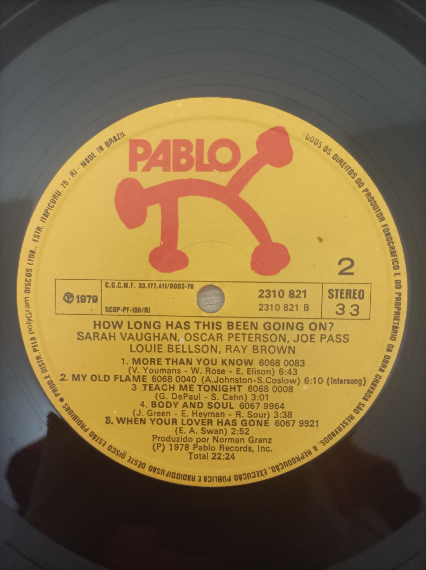 Disco Vinil How Long Has This Been Going On? Sarah Vaughan A