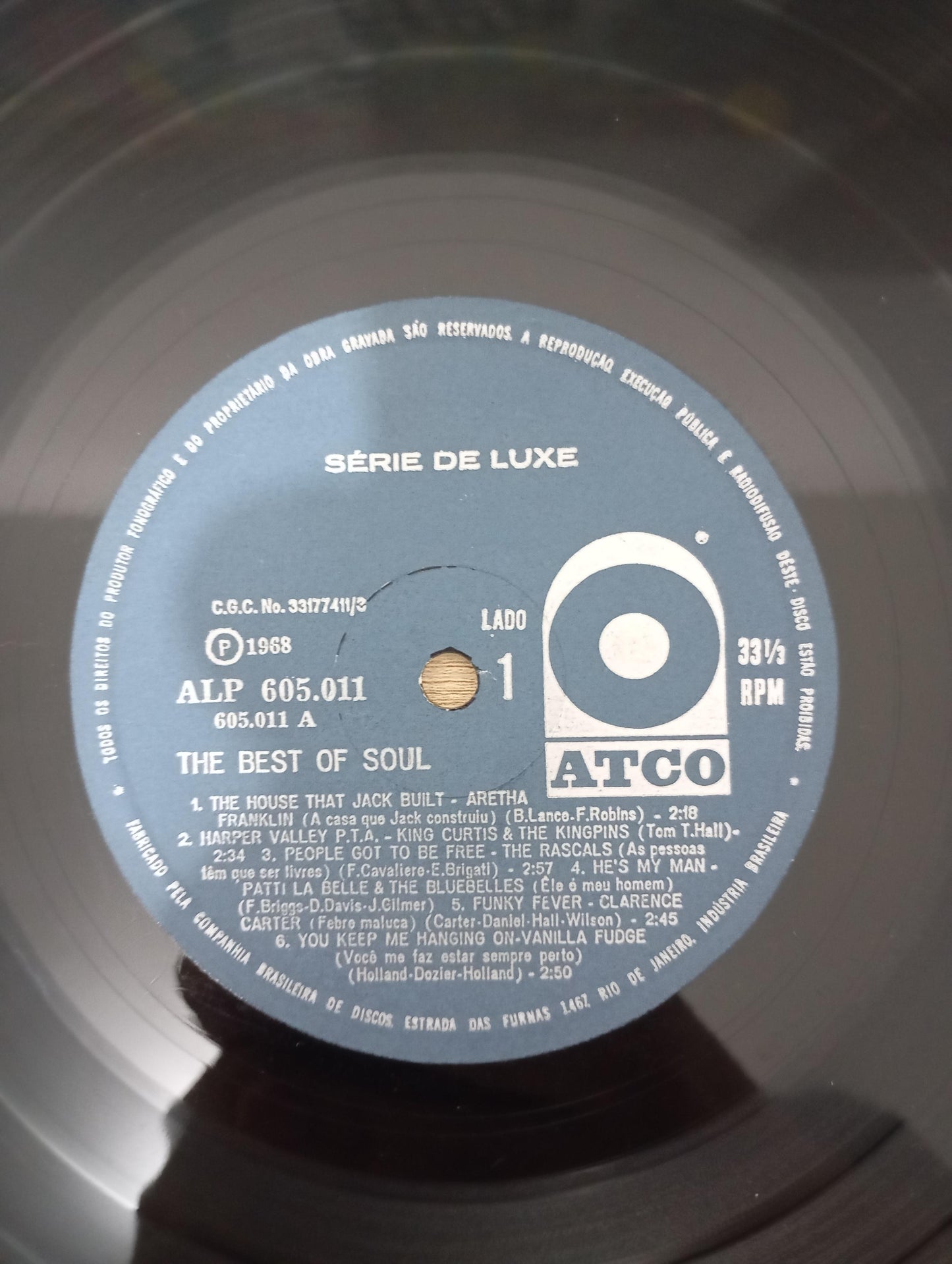 Lp Vinil Aretha Franklin The Best Of Soul