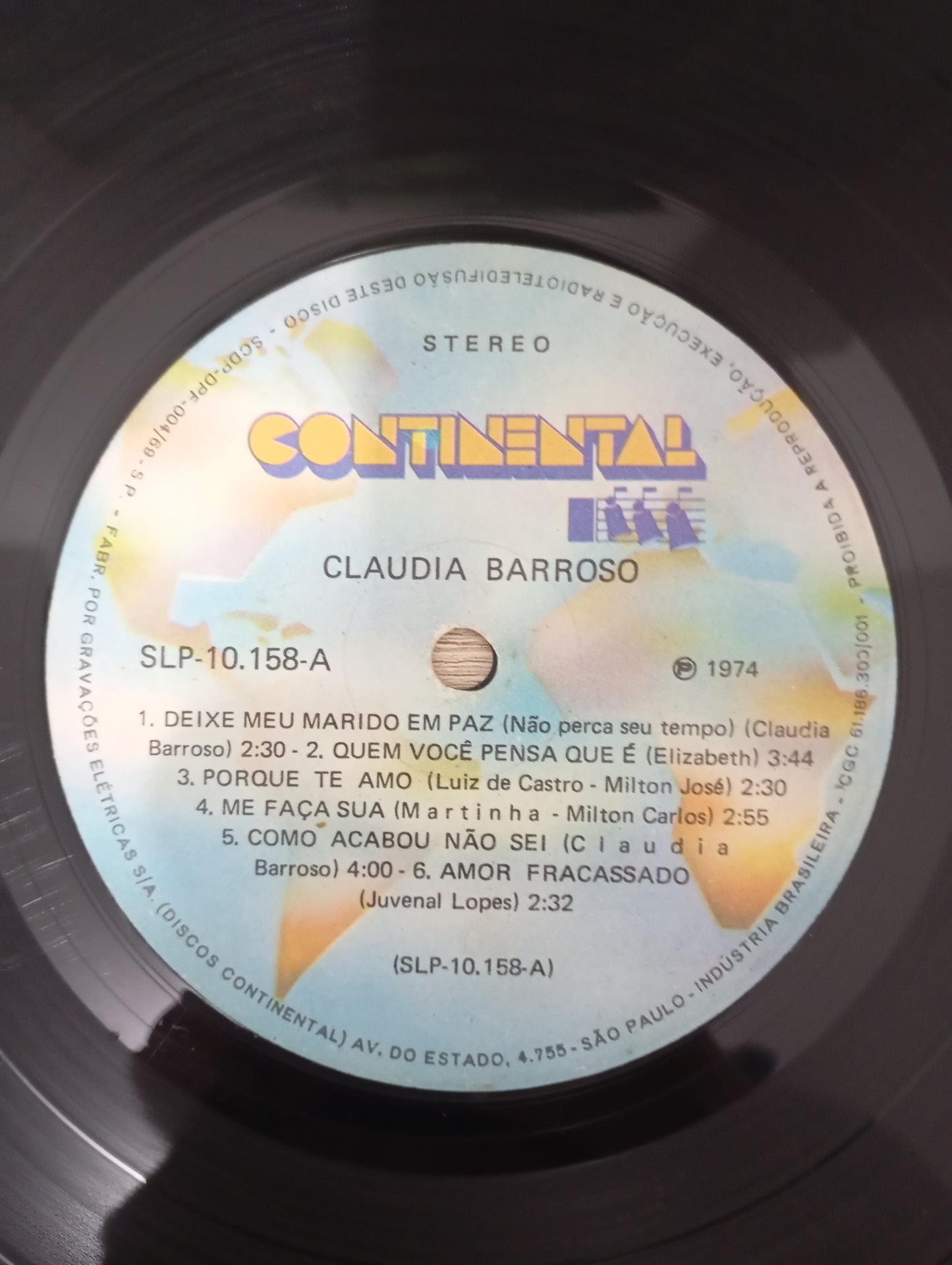 Lp Vinil Claudia Barroso 1974