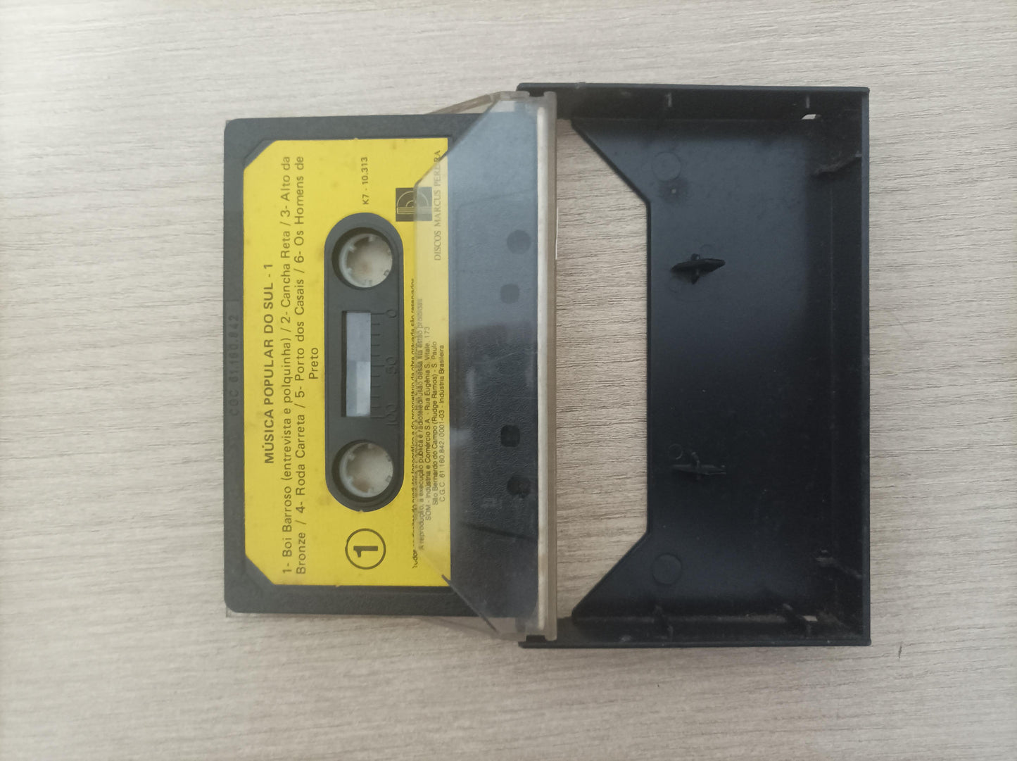 Fita K7 Cassete Música Popular do Sul