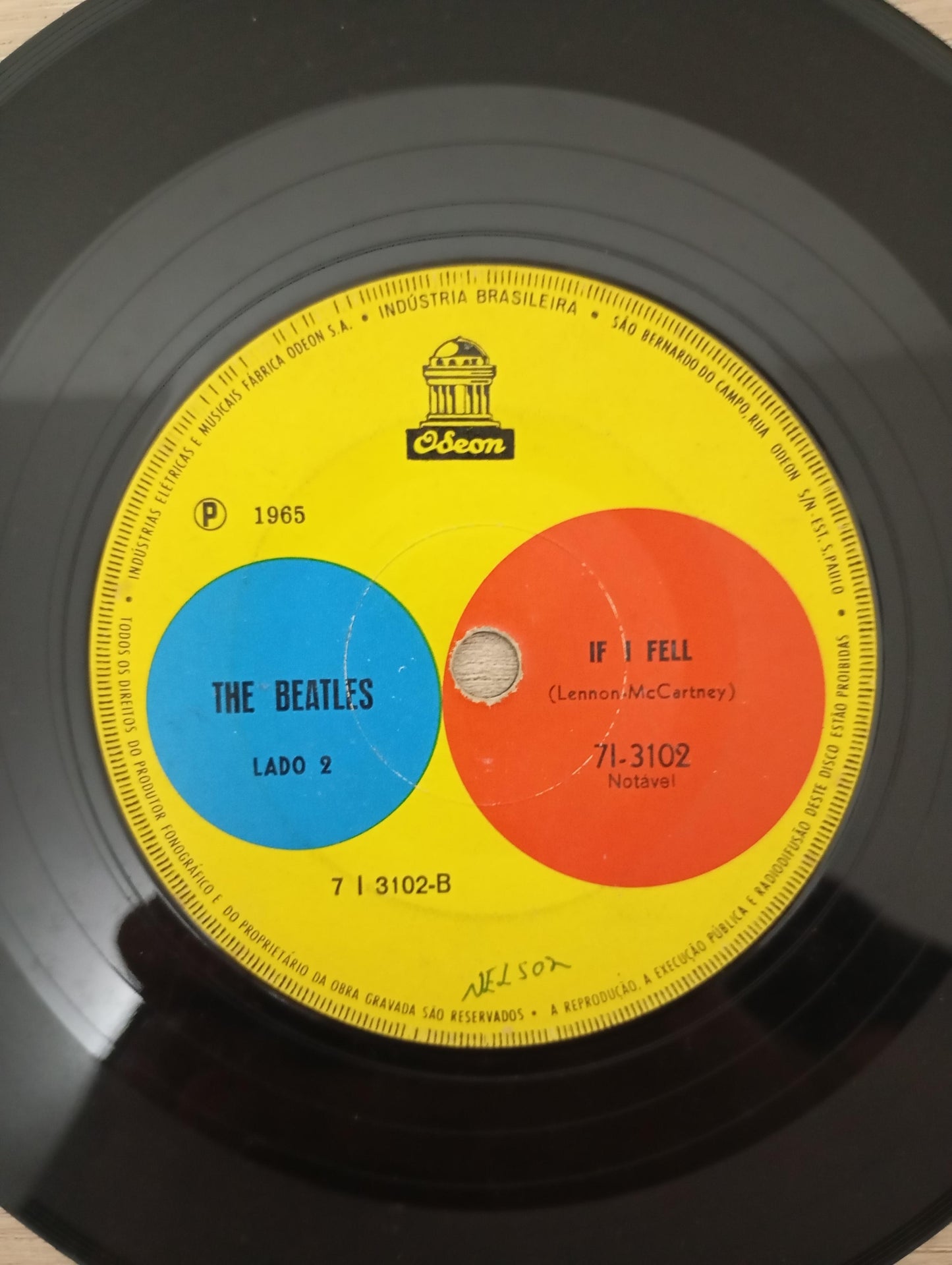 Disco Vinil I Feel Fine / If I Fell The Beatles A