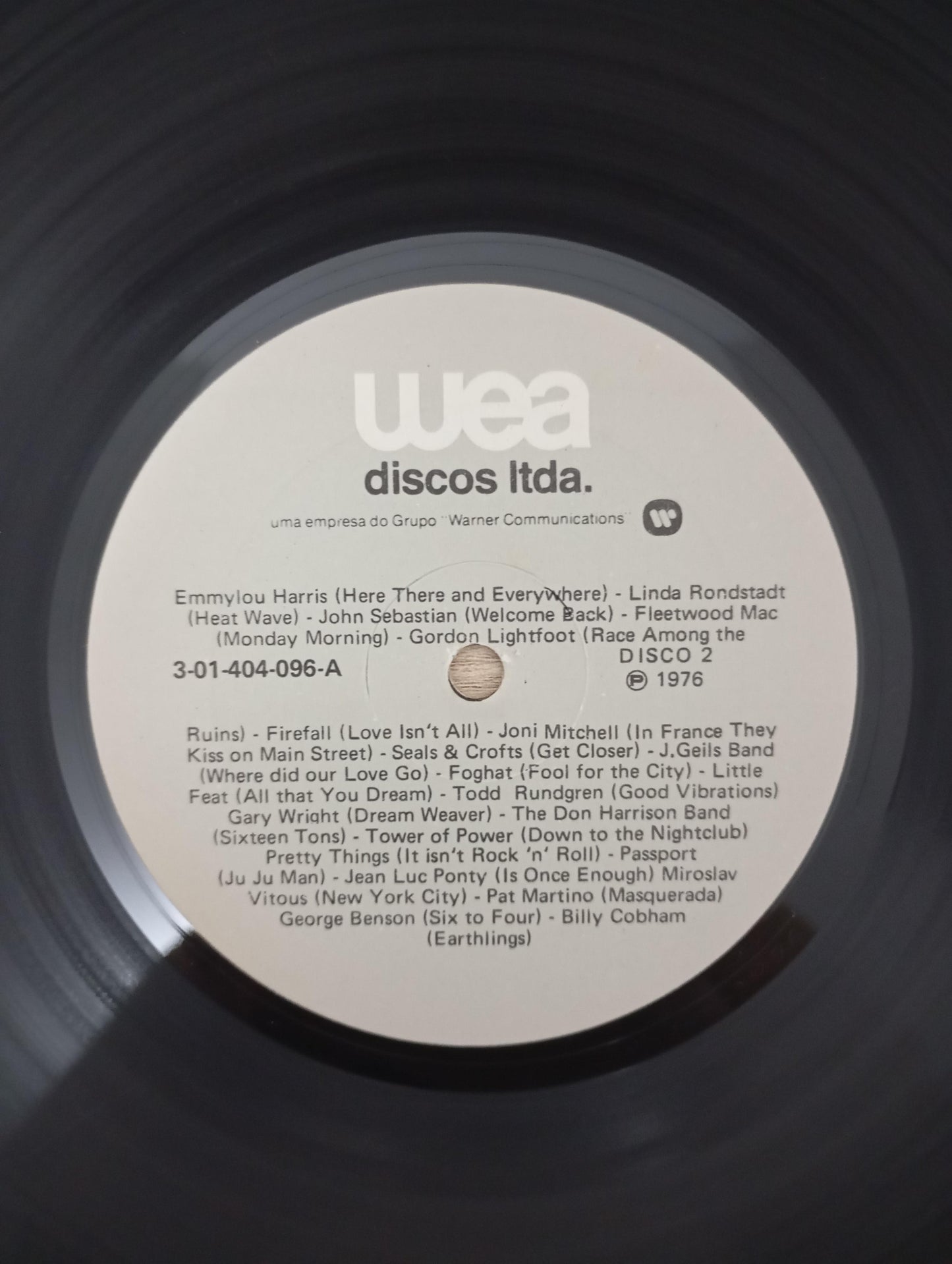 Lp Vinil WEA Duplo 1976 Jobim Eagles Led Stones Belchior