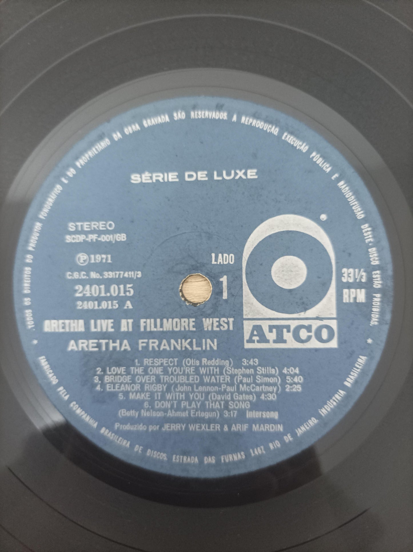 Lp Vinil Aretha Live at Filmore West