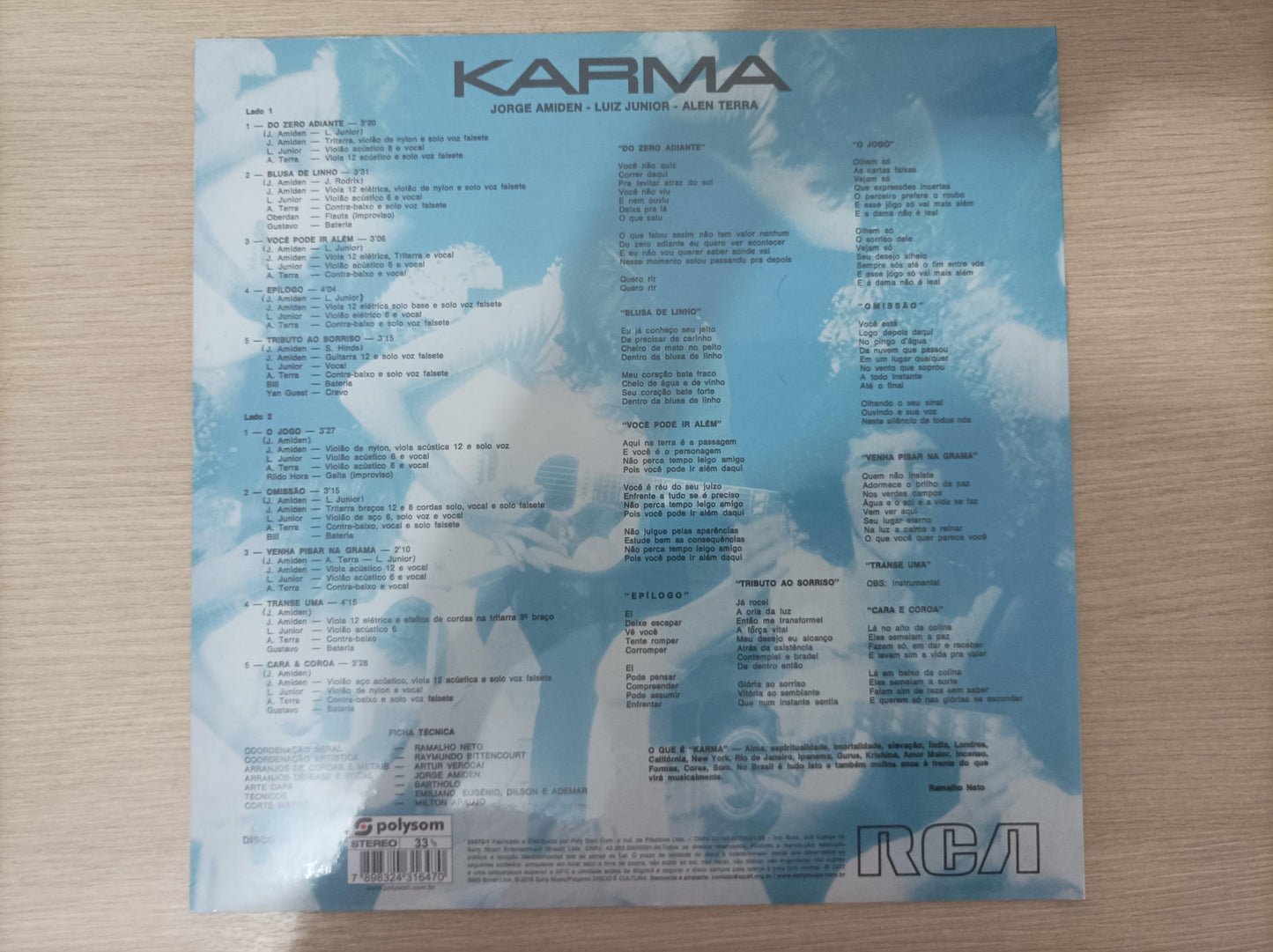 Lp Vinil Karma 2018 Novo Lacrado
