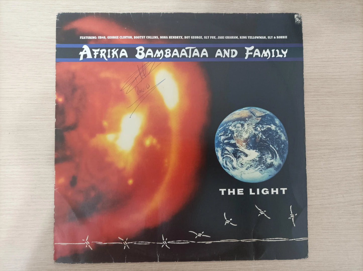 Lp Vinil Afrika Bambaataa and Family The Light Com Encarte