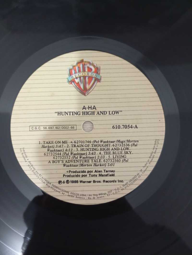 Lp Vinil A-Ha Hunting High And Low