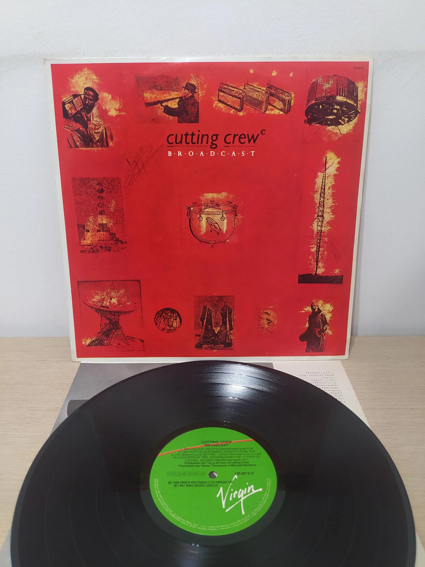 Lp Vinil Cutting Crew Broadcast Com Encarte