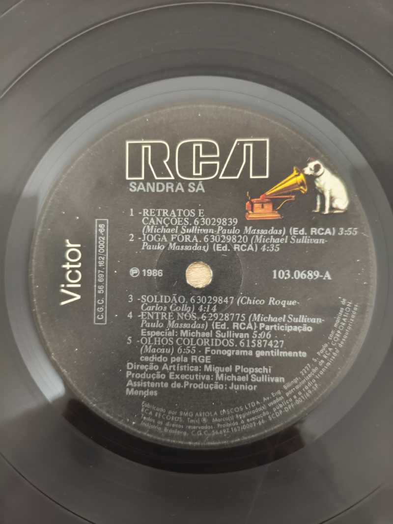Lp Vinil Sandra De Sá 1986