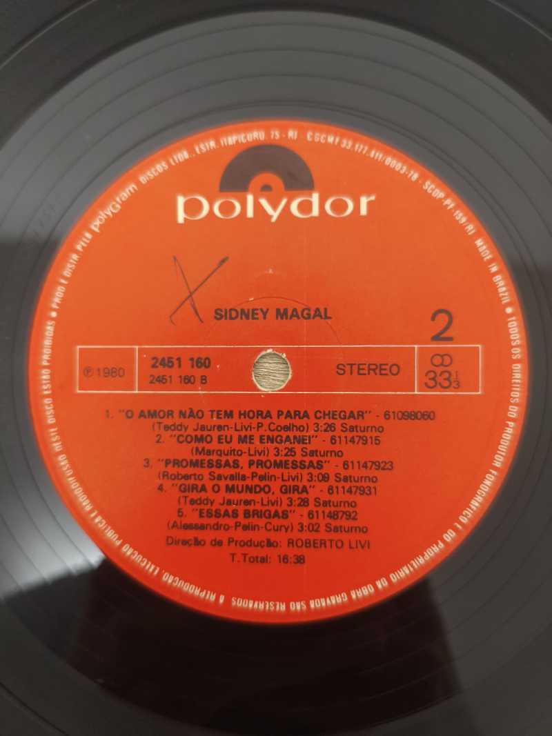 Lp Vinil Sidney Magal 1980 Capa Dupla