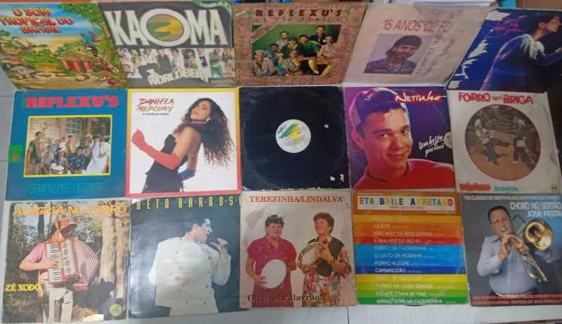 Lp Vinil Lote 15 Unidades Forró e Lambada