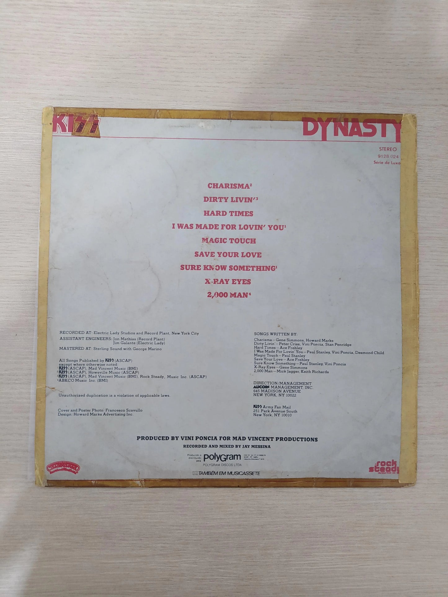 Lp Vinil Kiss Dynasty