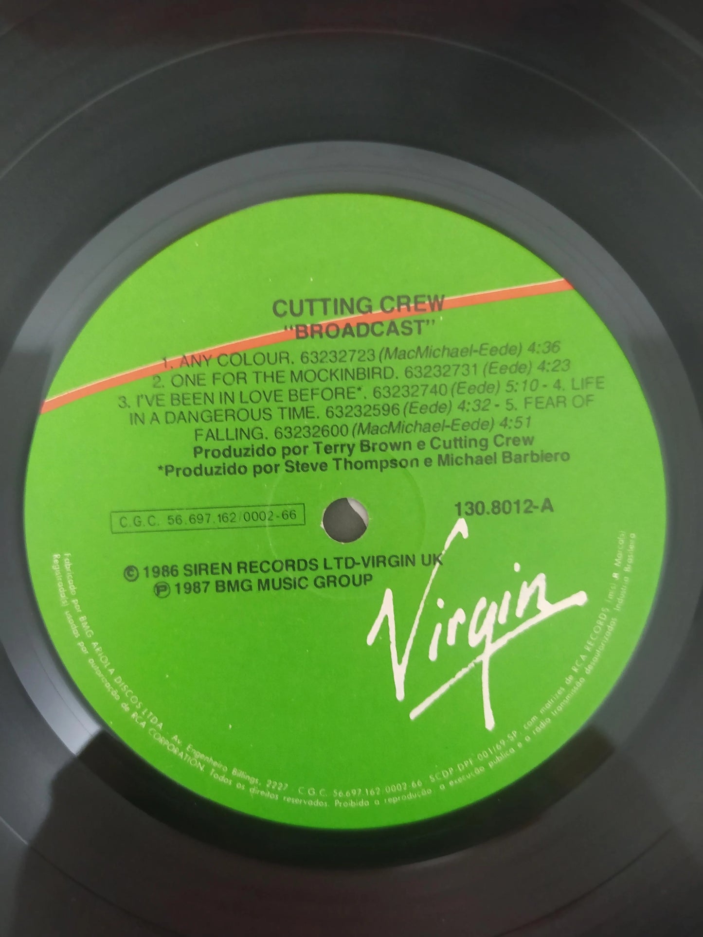 Lp Vinil Cutting Crew Broadcast Com Encarte