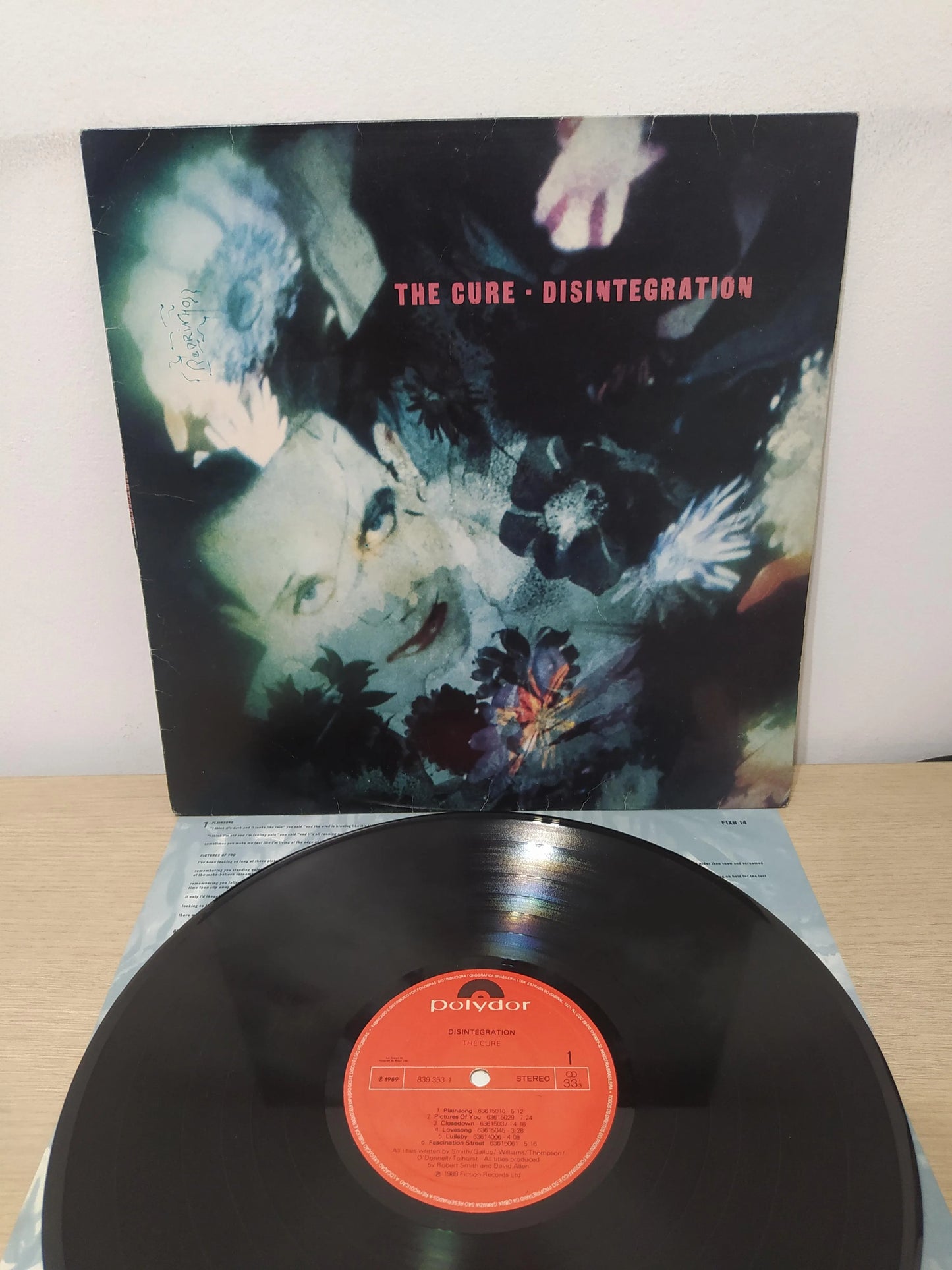 Lp Vinil The Cure Disintegration Com Encarte
