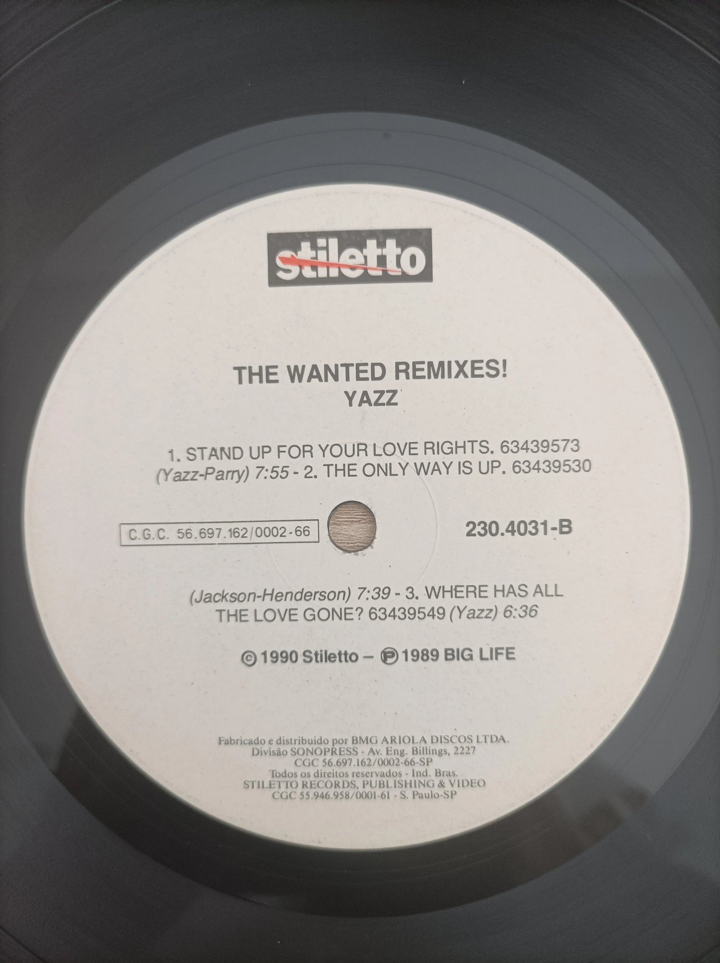Lp Vinil Yazz The Wanted Remixes!
