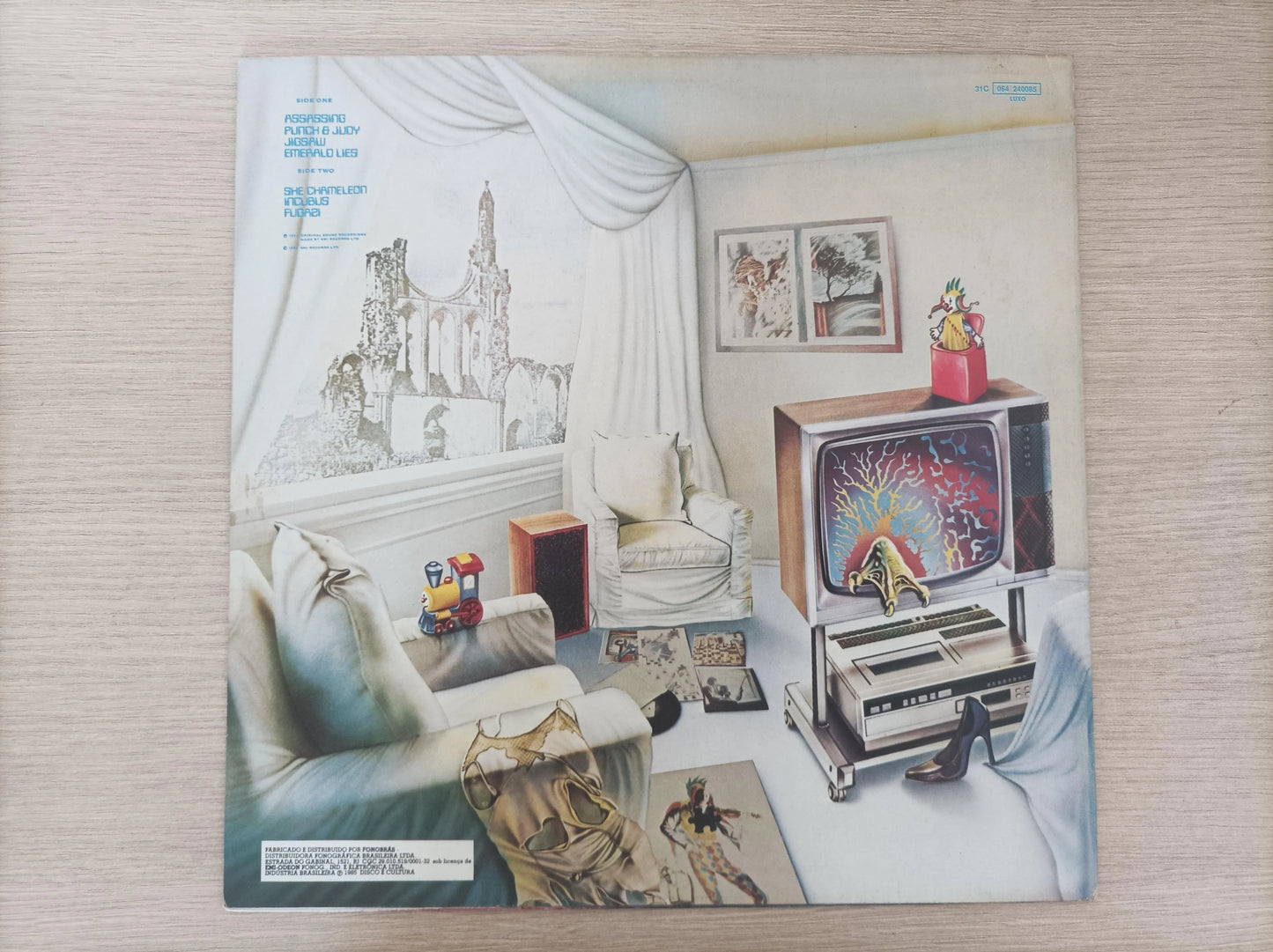 Lp Vinil Marillion Fugazi Com Encarte