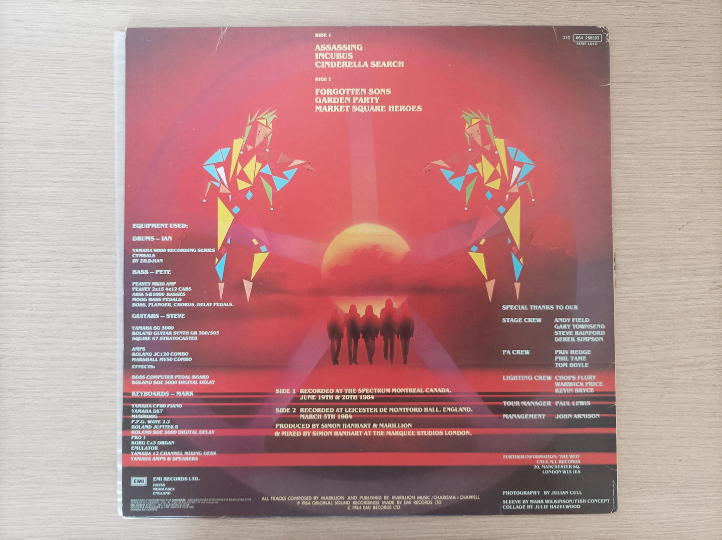 Lp Vinil Marillion Real To Reel
