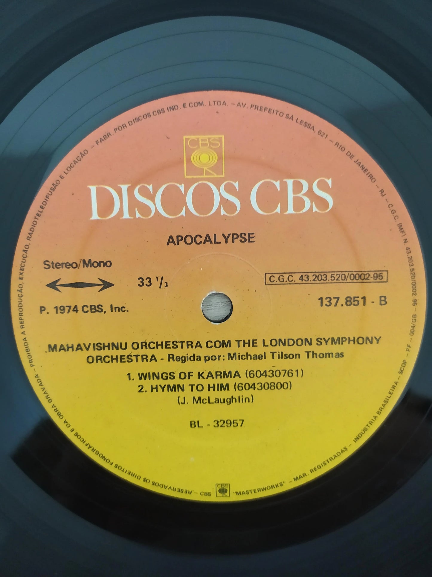 Lp Vinil Mahavishnu Orchestra Apocalypse