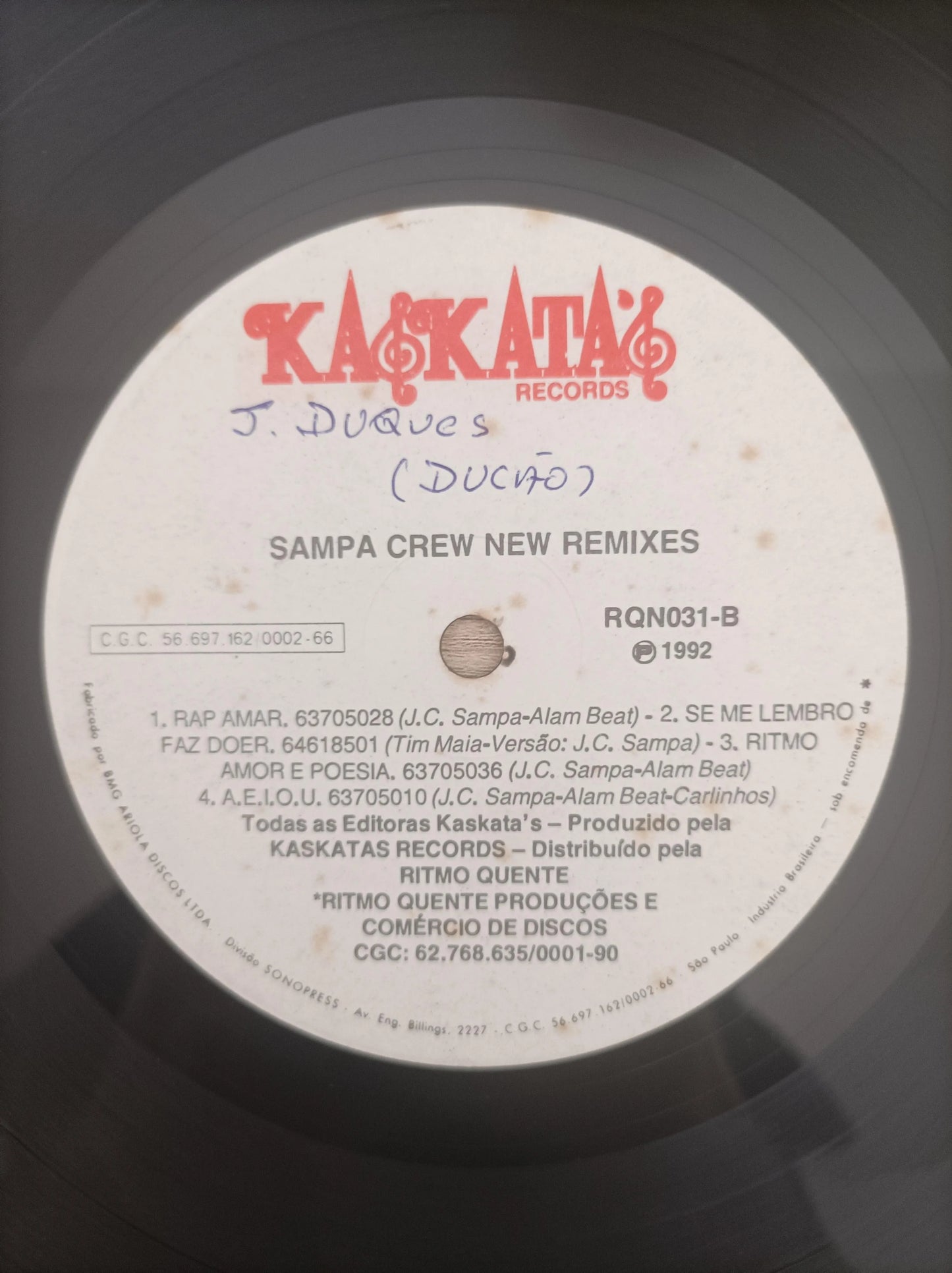 Lp Vinil Sampa Crew Super Remixes