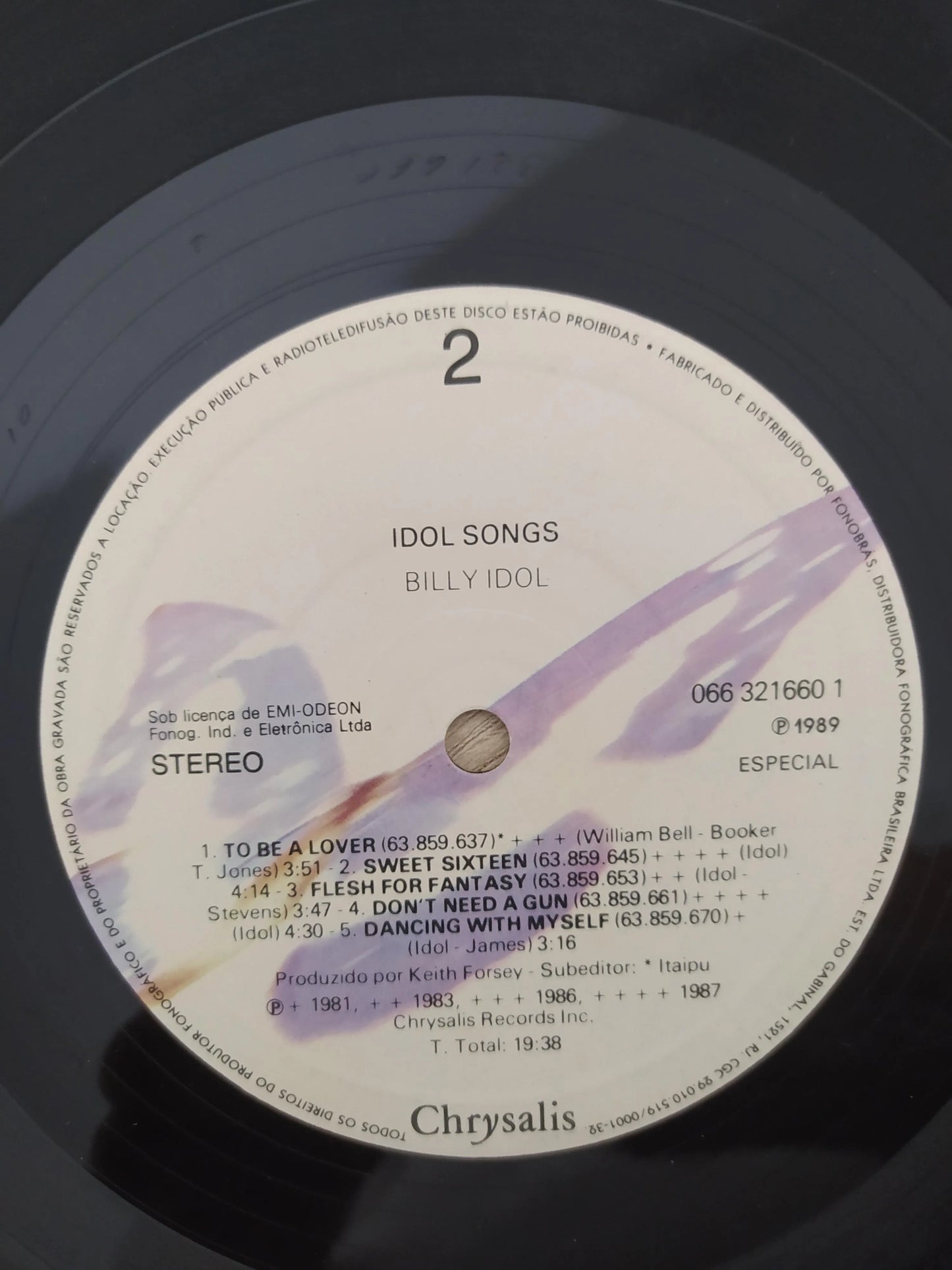 Lp Vinil Billy Idol Songs 11 Of The Best Com Encarte