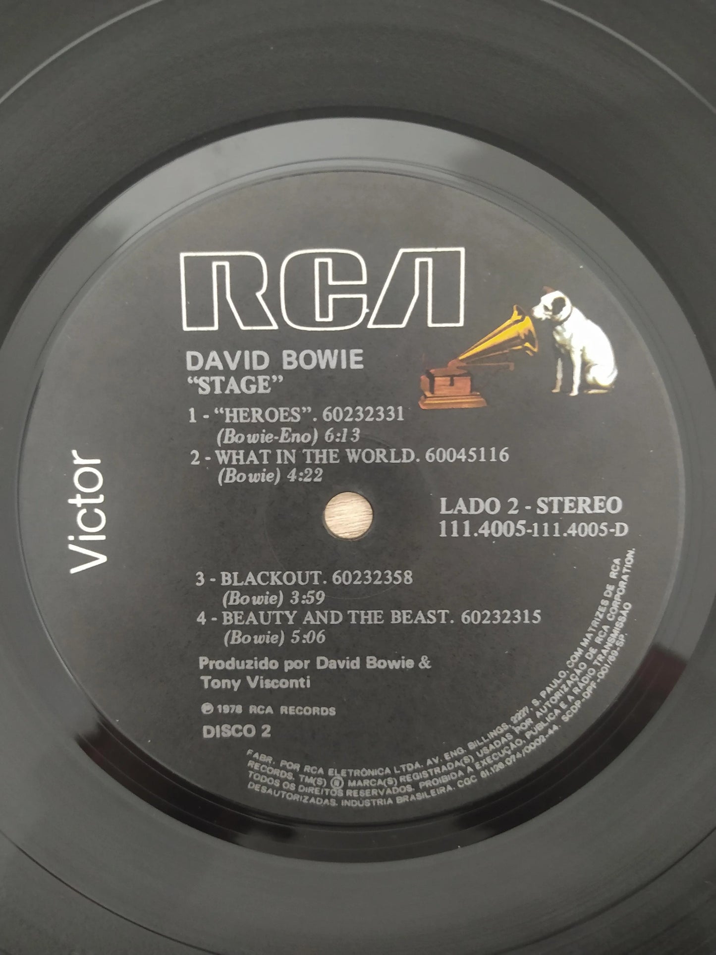 Lp Vinil David Bowie Stage Duplo