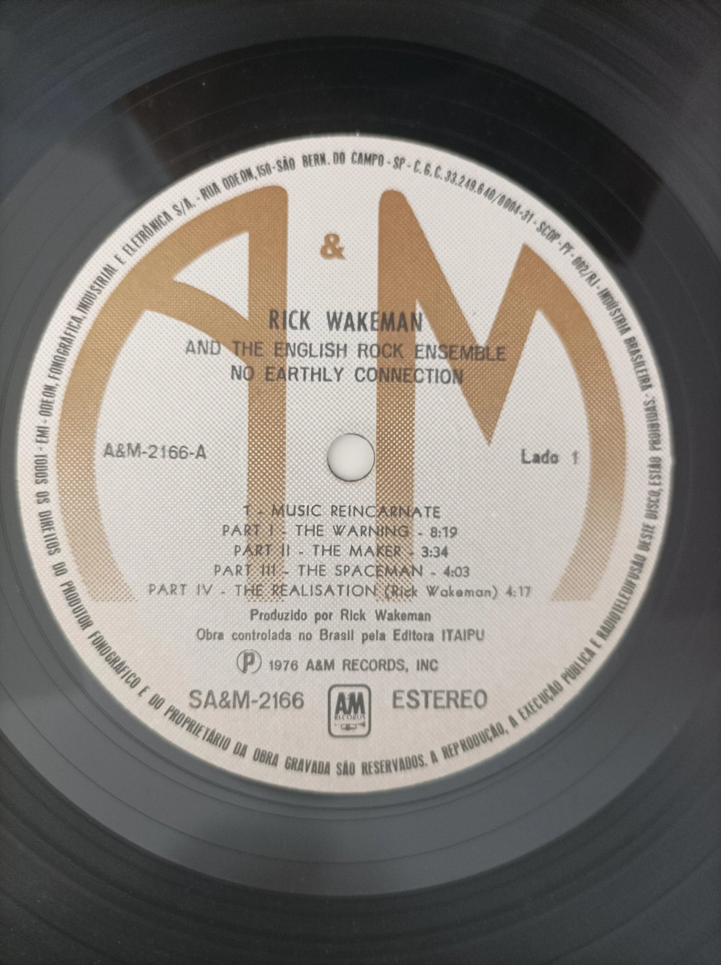 Lp Vinil Rick Wakeman No Earthly Connection Com Encarte