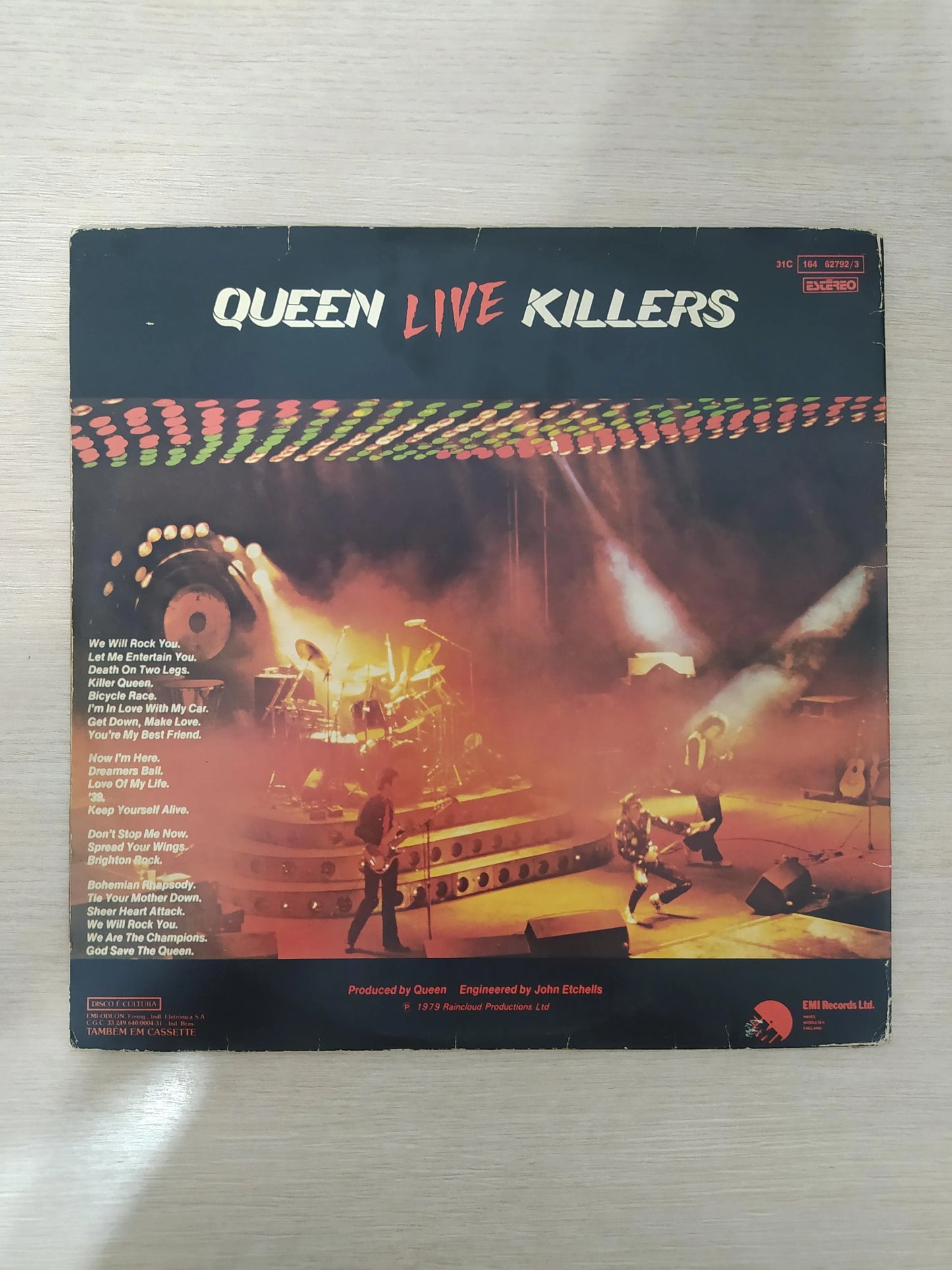 Lp Vinil Queen Live Killers Duplo Com Encarte
