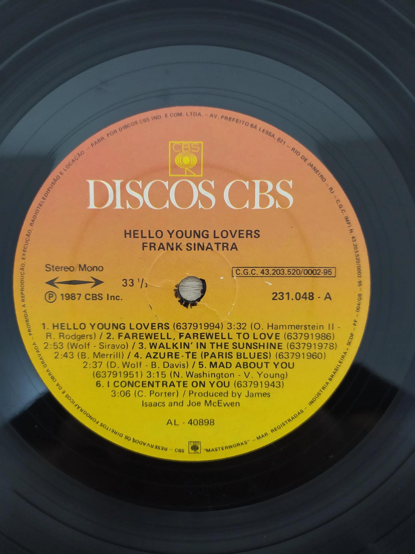 Lp Vinil Frank Sinatra Hello Young Lovers Duplo