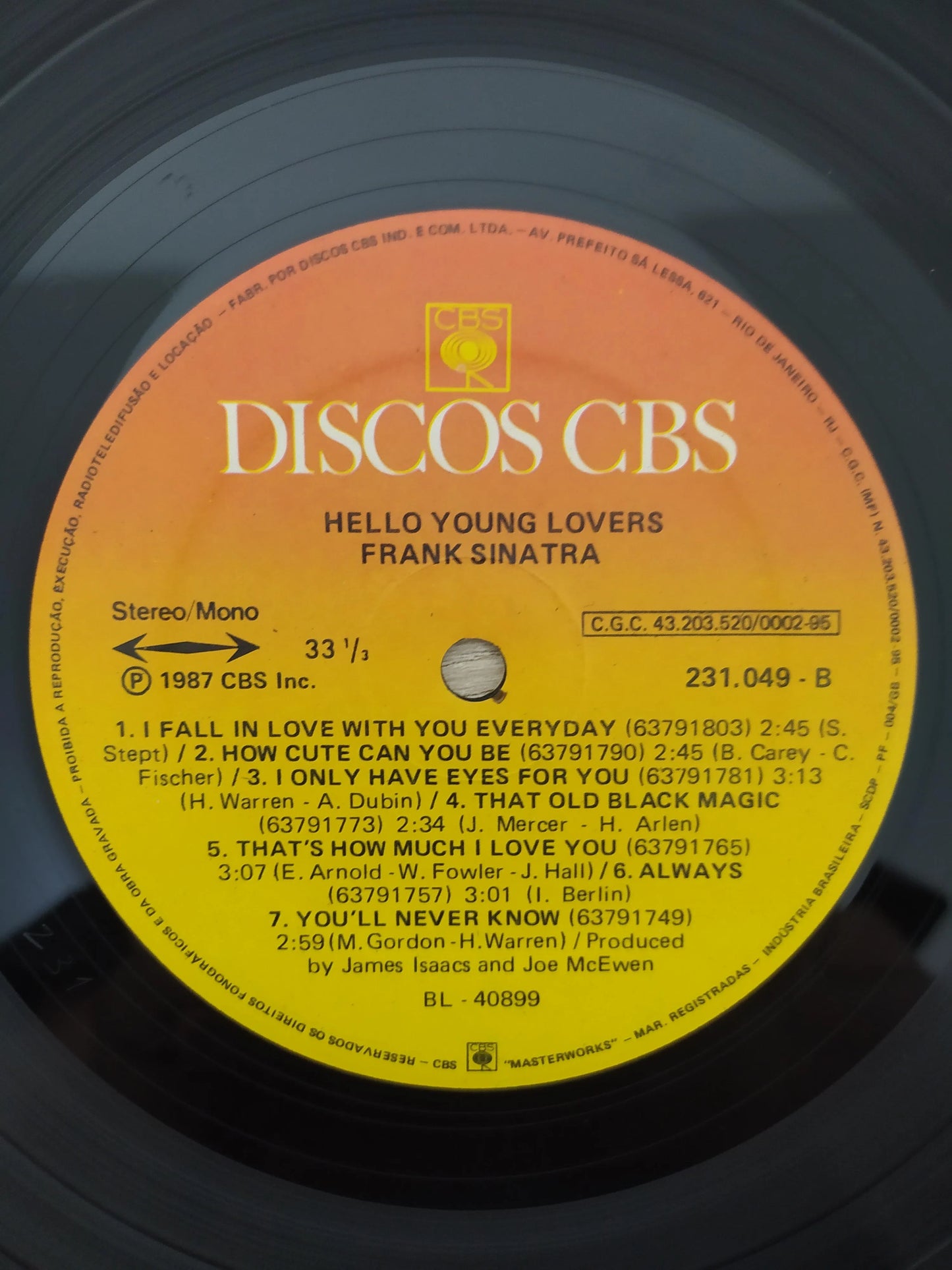 Lp Vinil Frank Sinatra Hello Young Lovers Duplo