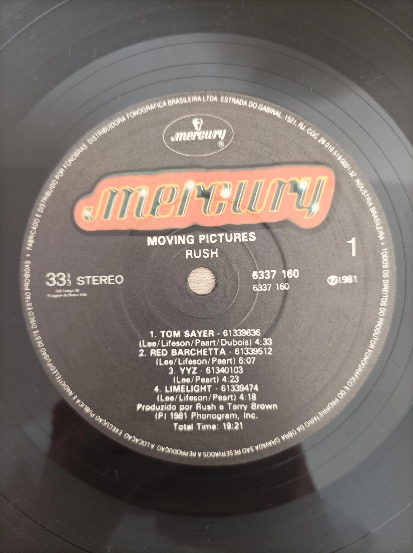 Lp Vinil Rush Moving Pictures