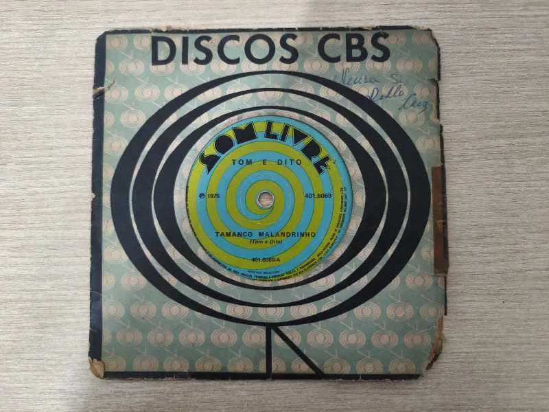 Compacto Vinil Tom E Dito Tamanco Malandrinho