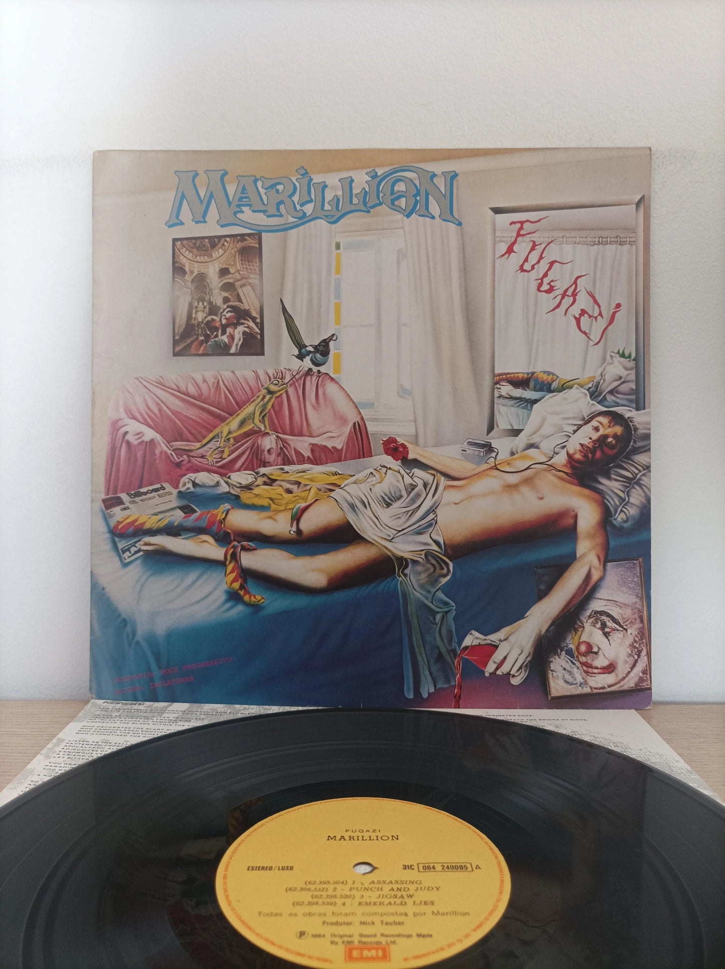 Lp Vinil Marillion Fugazi Com Encarte