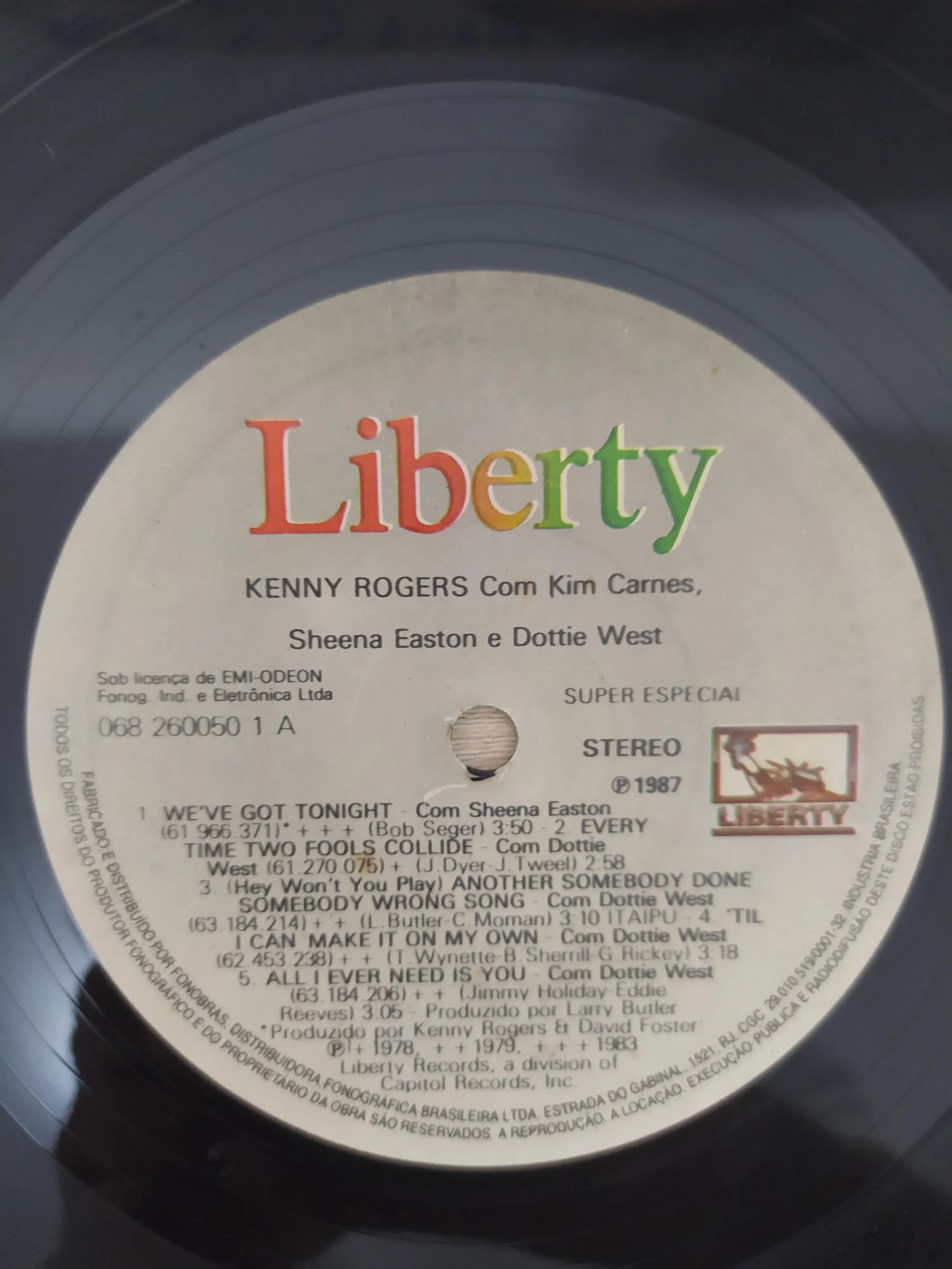 Lp Vinil Kenny Rogers Duets