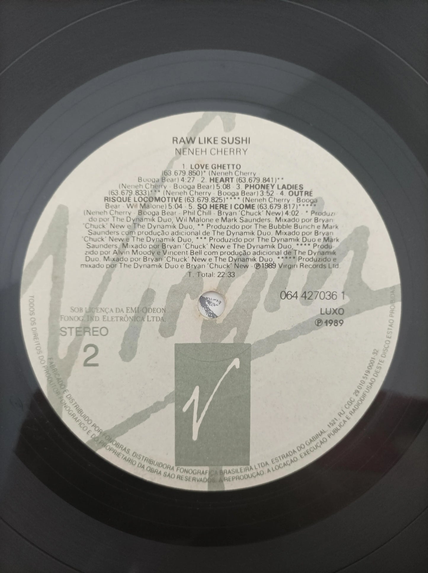 Lp Vinil Neneh Cherry Raw Like Sushi Com Encarte