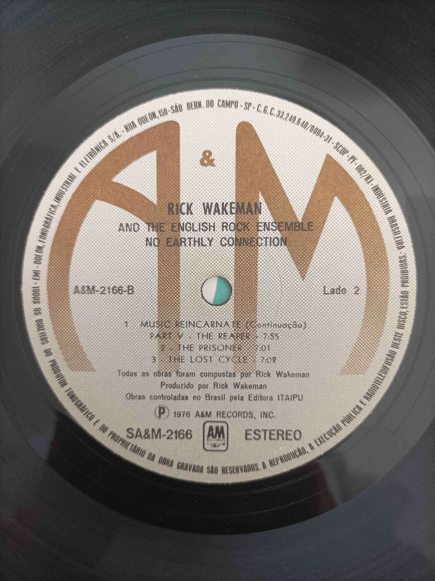 Lp Vinil Rick Wakeman No Earthly Connection Com Encarte