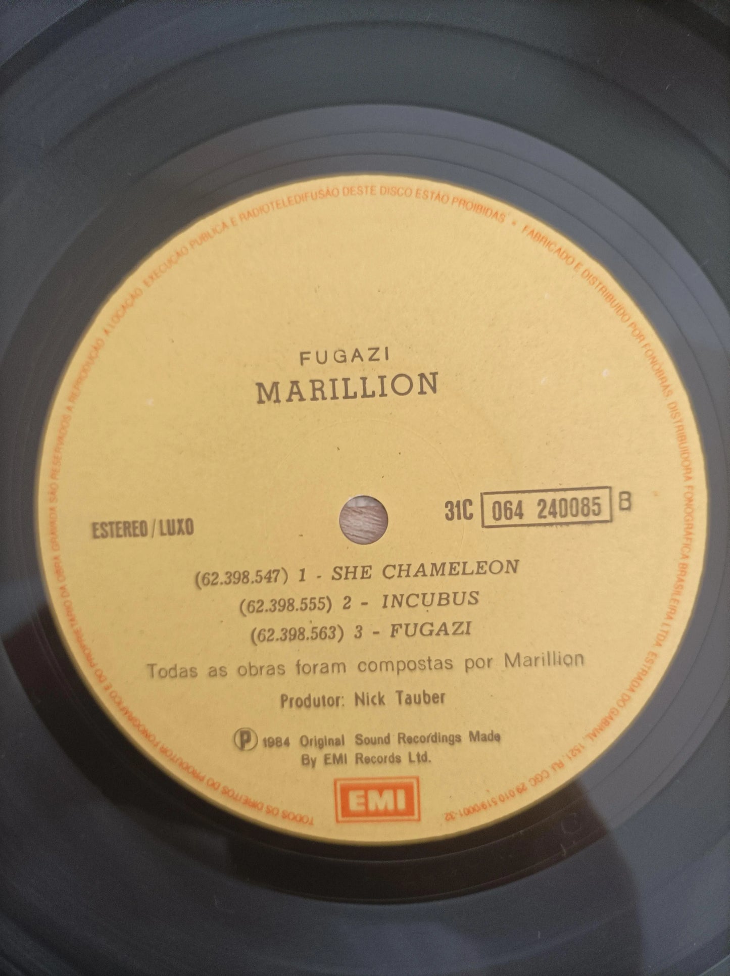 Lp Vinil Marillion Fugazi Com Encarte