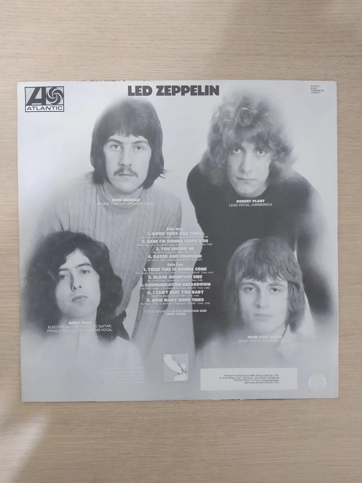 Lp Vinil Led Zeppelin Primeiro Good Times Bad Times